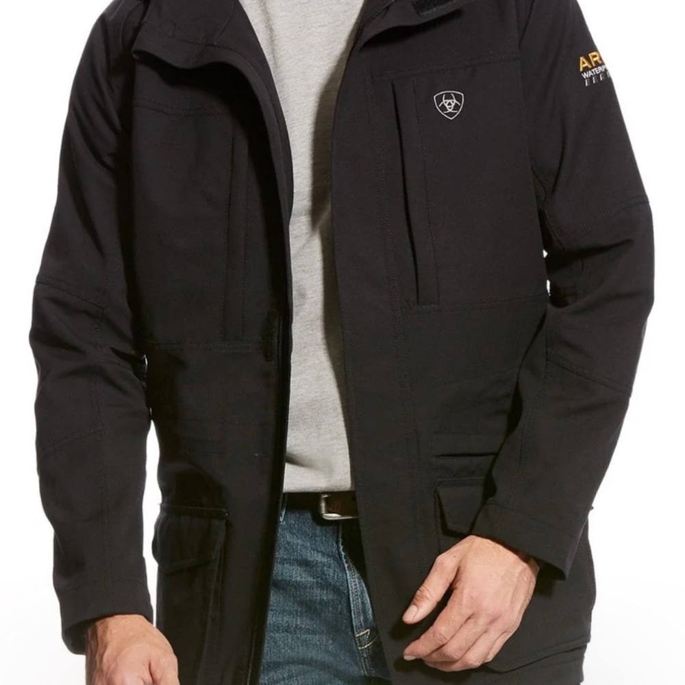 Ariat Men's Black Field Jacket with Utility Pockets